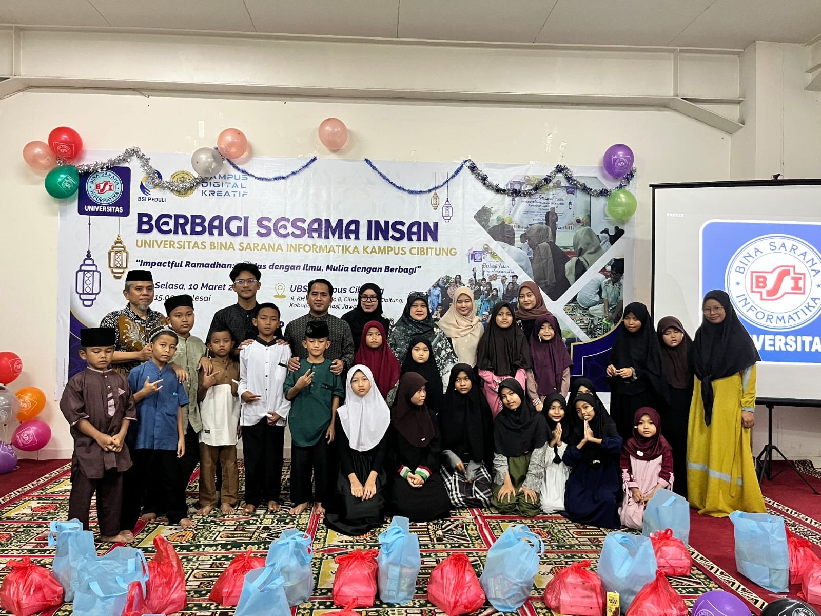 UBSI Cibitung Hadirkan Berbagi Sesama Insan di Bulan Ramadhan