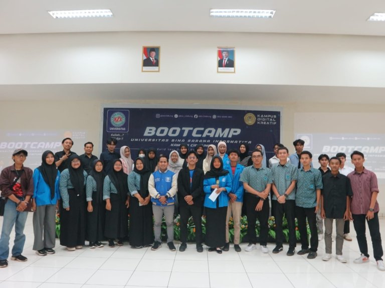 Bootcamp Build Your Digital Portfolio dari Nol Sukses Digelar di UBSI Cibitung