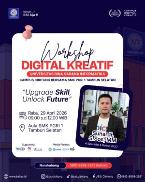 Workshop Digital Kreatif UBSI Cibitung Tingkatkan Skill Siswa Siap Hadapi Era Digital Masa Depan