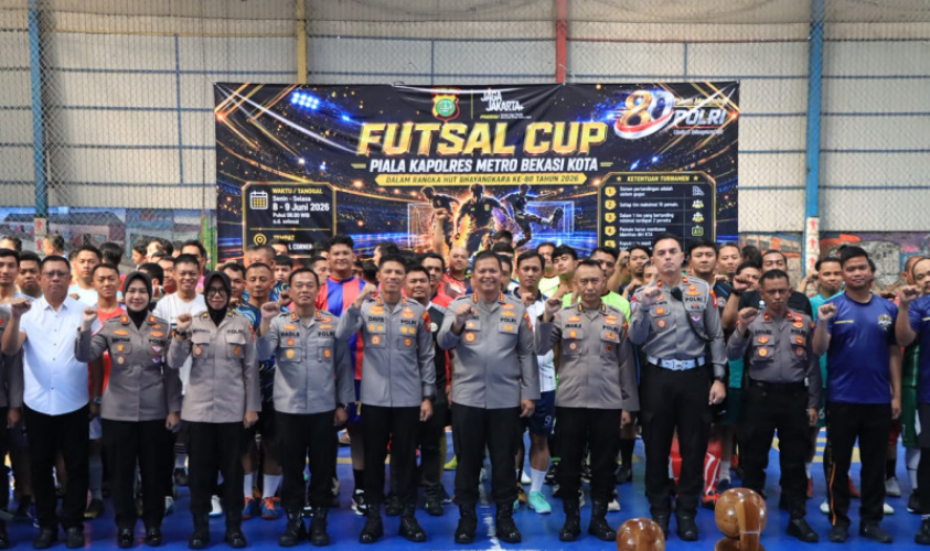 Kapolres Cup 2026 Kota Bekasi Resmi Digelar Demi Semarakkan Hari Ulang Tahun Bhayangkara