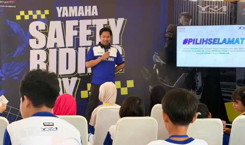 Yamaha Edukasi Teknik Safety Riding Day 2026 Sekaligus Mengenalkan Fitur Canggih YECVT