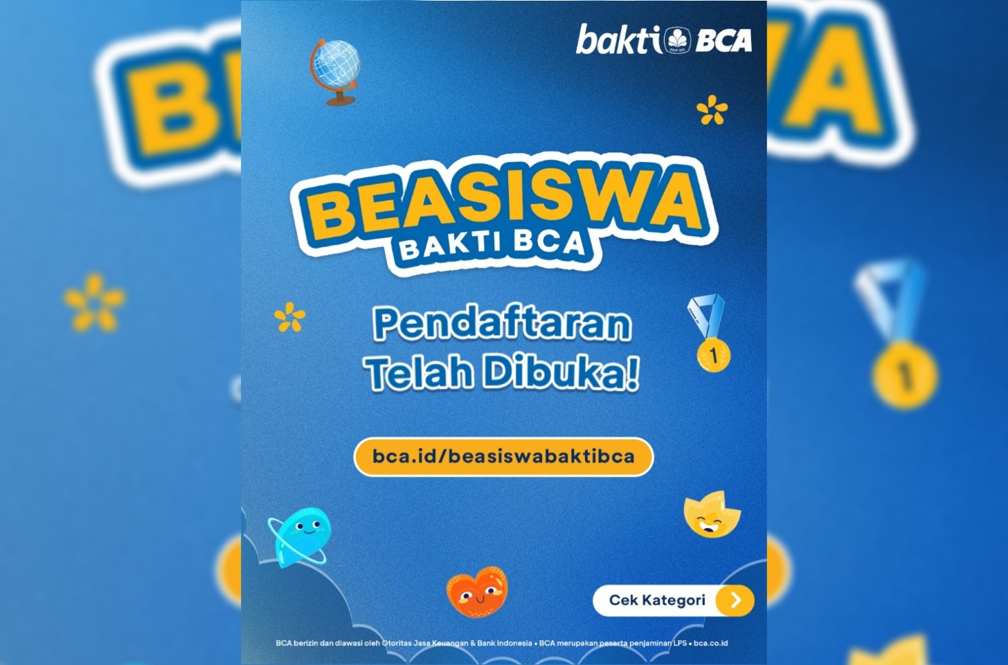 Beasiswa Bakti BCA 2027 Resmi Dibuka, Simak Kategori dan Manfaatnya