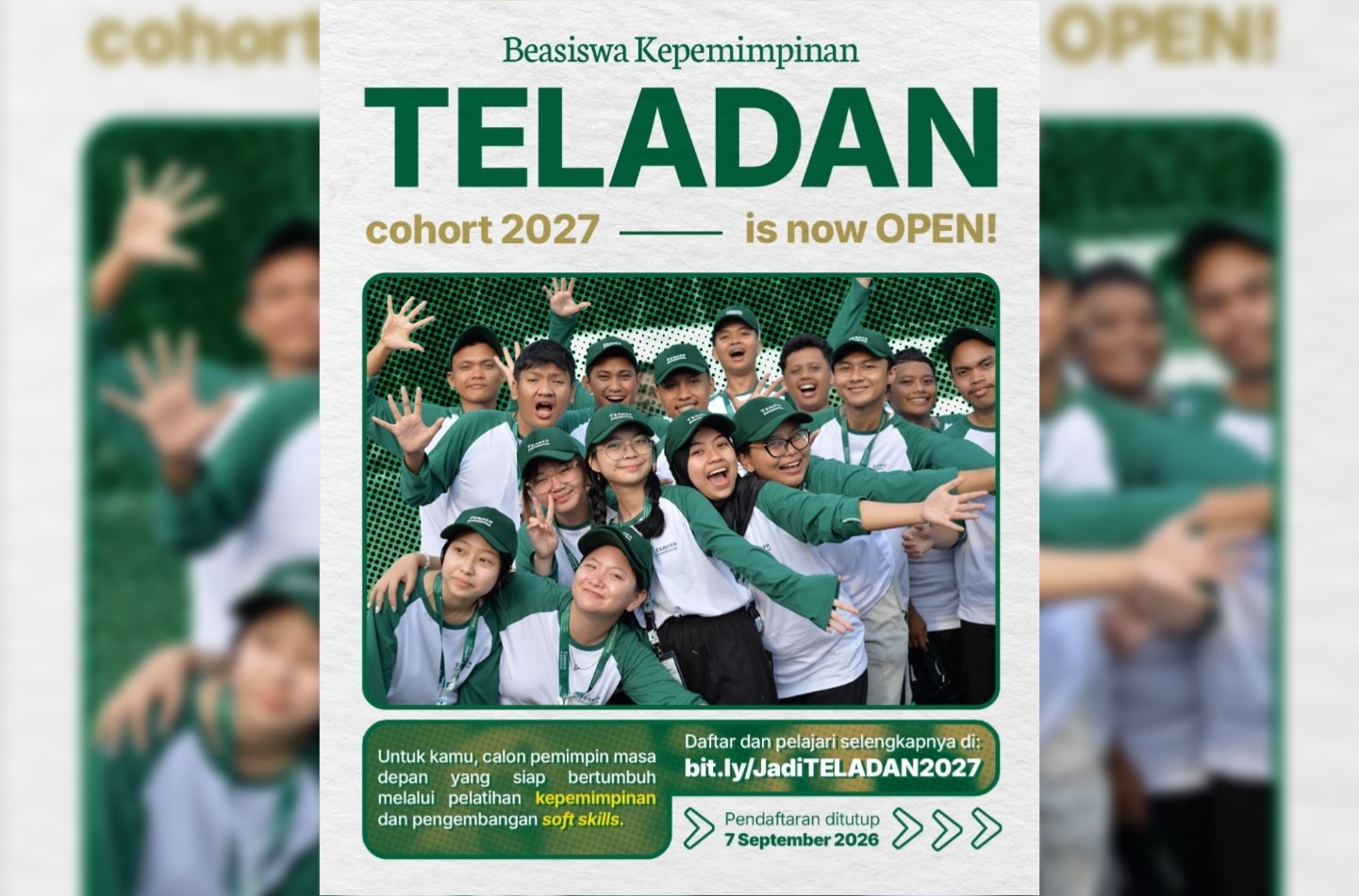 TELADAN Cohort 2027 Resmi Dibuka oleh Tanoto Foundation