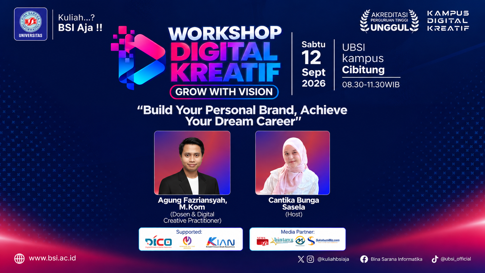 UBSI Cibitung Ajak Generasi Muda Bangun Personal Branding