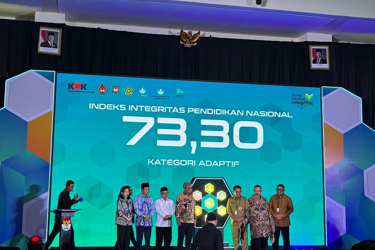 Skor Integritas Pendidikan 2026 Naik Jadi 73,30 KPK Soroti Gratifikasi
